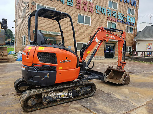 2017  구보다 U-30 미니굴삭기 판매합니다. (6212)