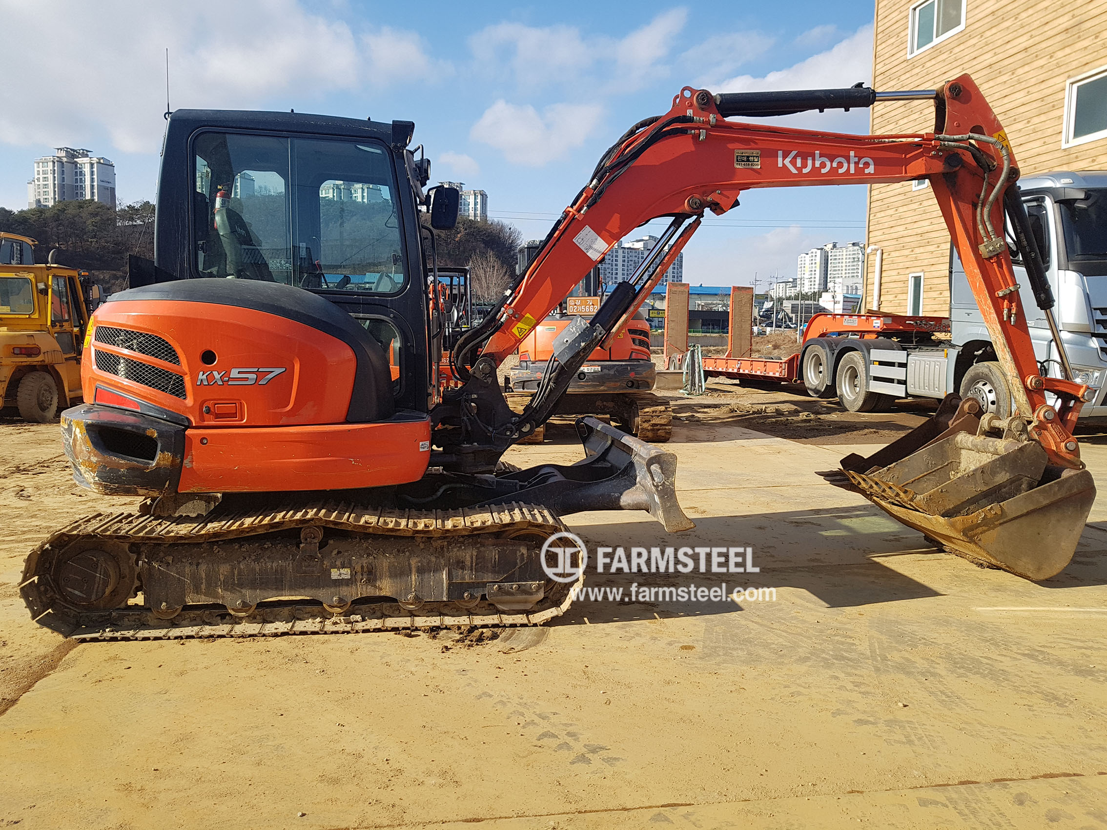 2014 구보다 KX57 미니굴삭기  판매합니다. (7379)