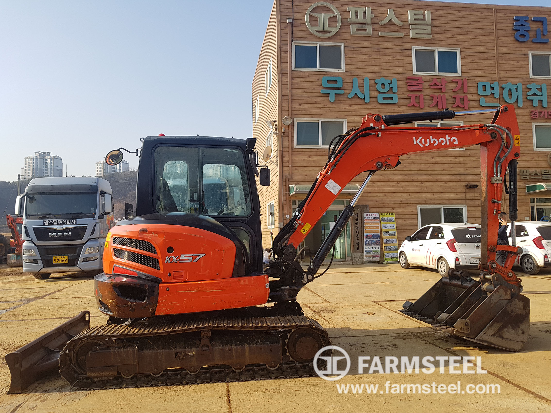 2014 구보다 KX57 미니굴삭기  판매합니다. (7531)