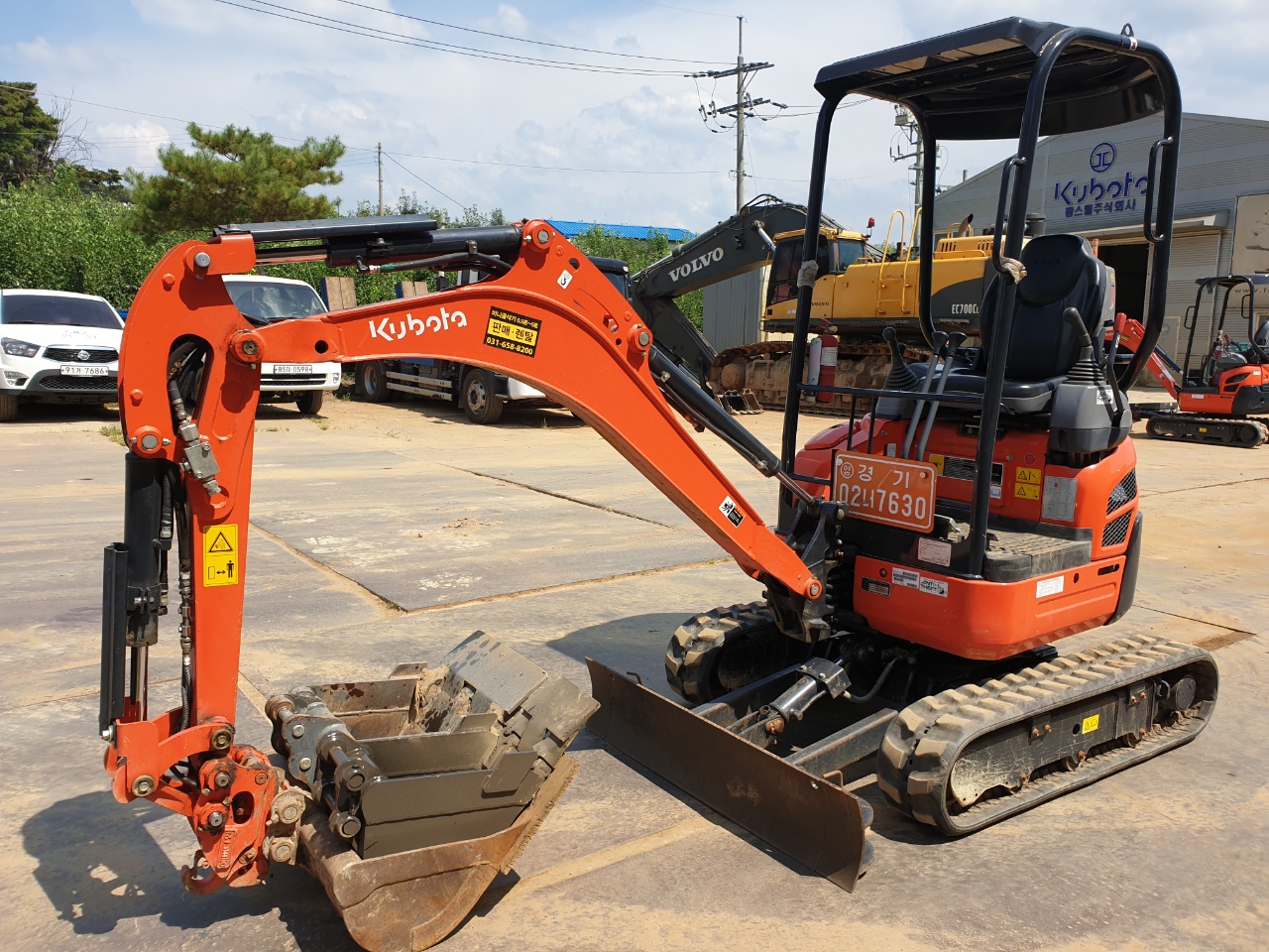 2018 구보다 U-17 미니굴삭기 판매합니다. (7630)