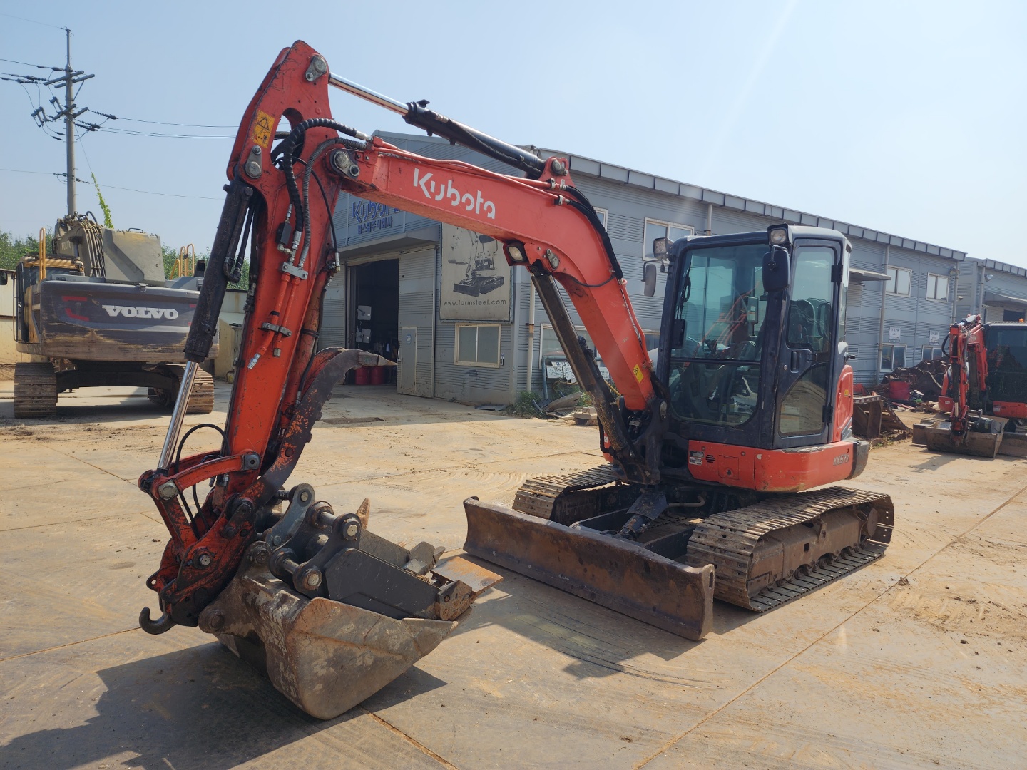 2017 구보다 KX57 미니굴삭기  판매합니다. (8061)