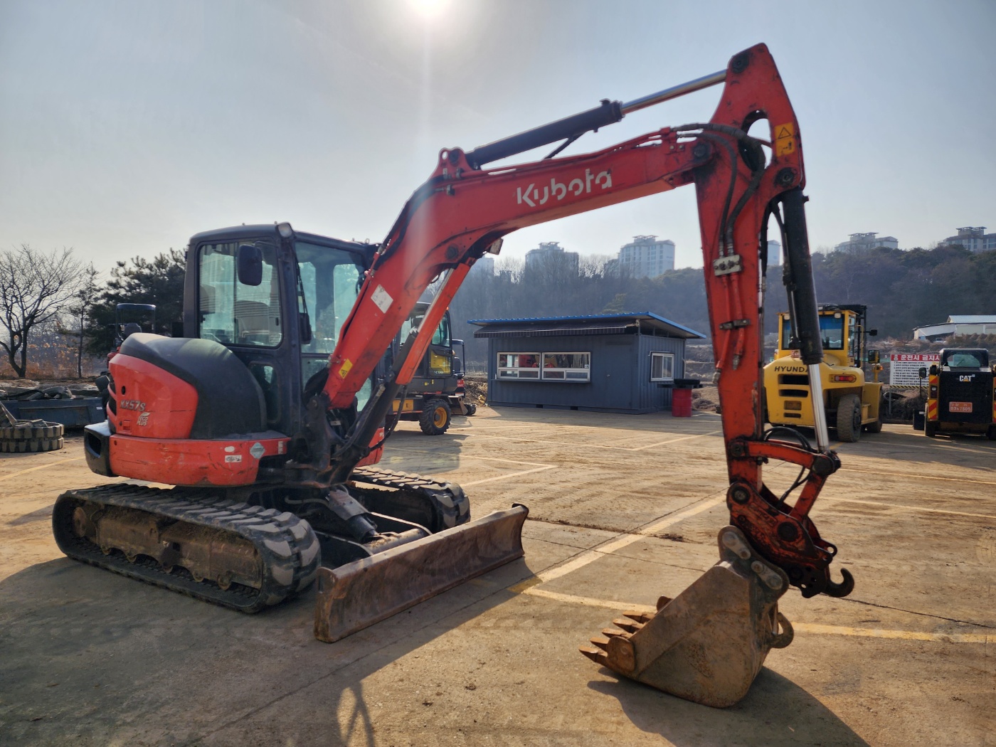 2017 구보다 KX57 미니굴삭기  판매합니다. (5780)