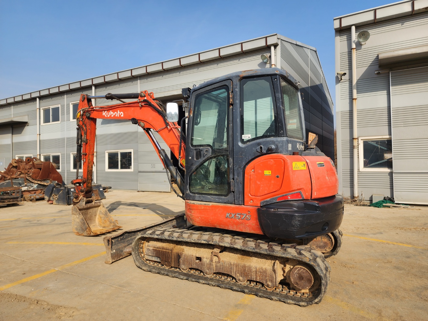 2017 구보다 KX57 미니굴삭기  판매합니다. (5780)