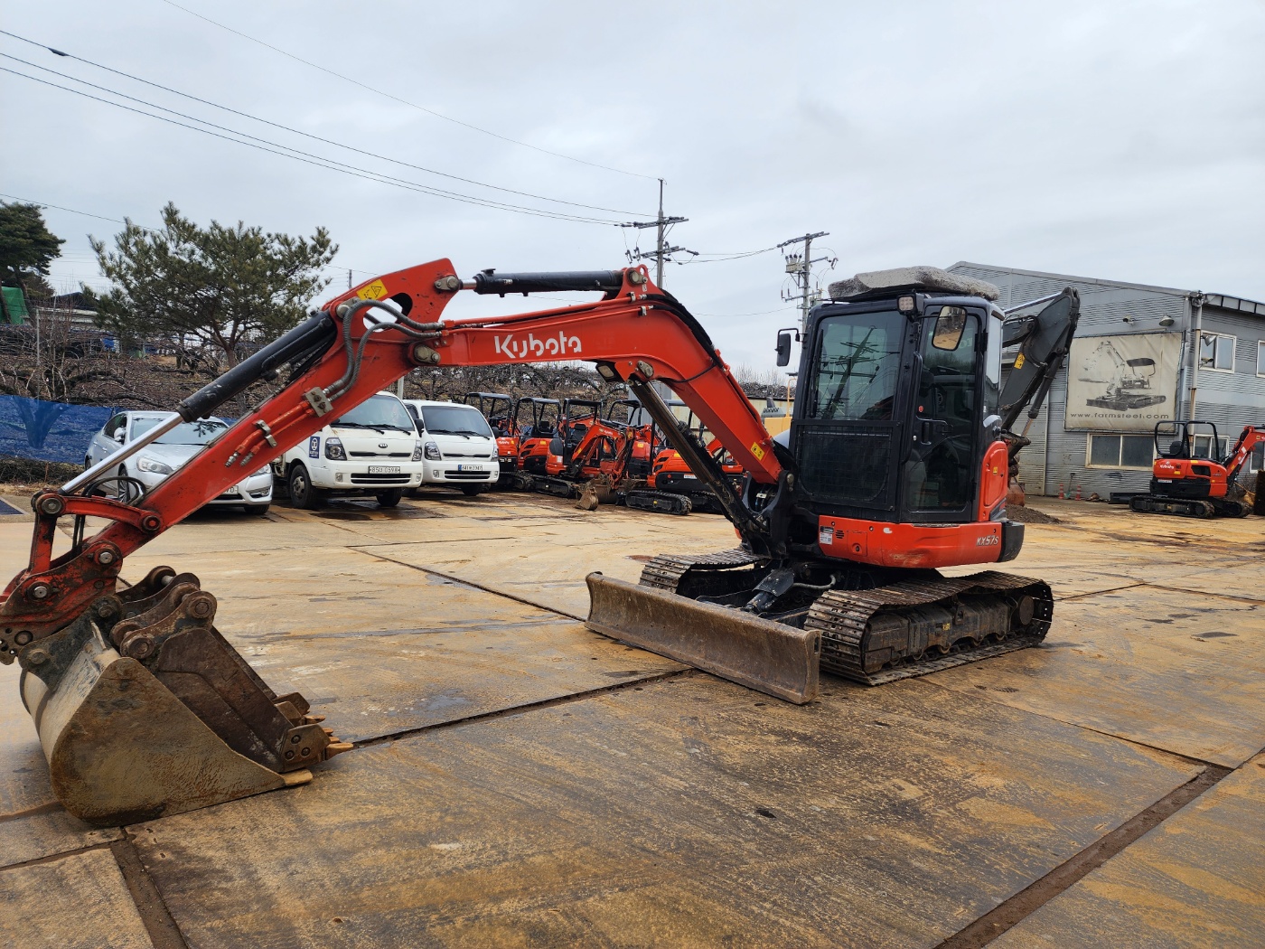 2021 구보다 KX57 미니굴삭기 판매합니다. (8315)