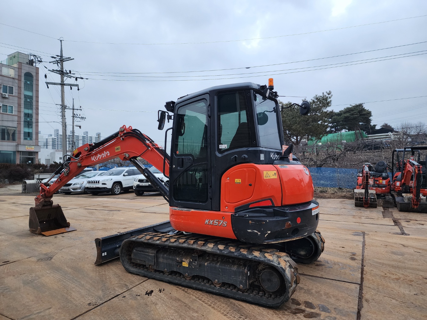 2021 구보다 KX57 미니굴삭기 판매합니다. (7401)