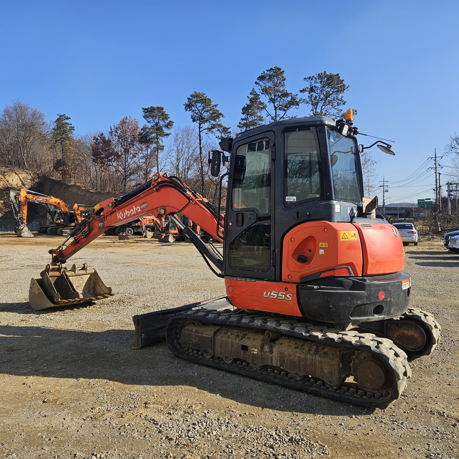 2021 구보다 U-55 미니굴삭기 판매합니다. (7224)