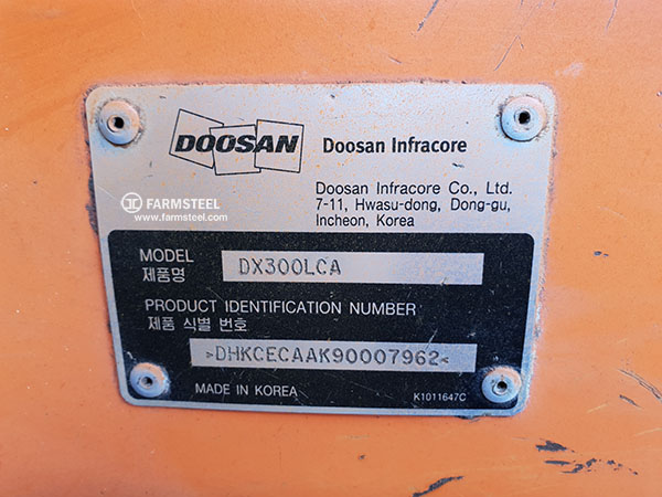 2009 DOOSAN DX300LCA Excavator. (7370)