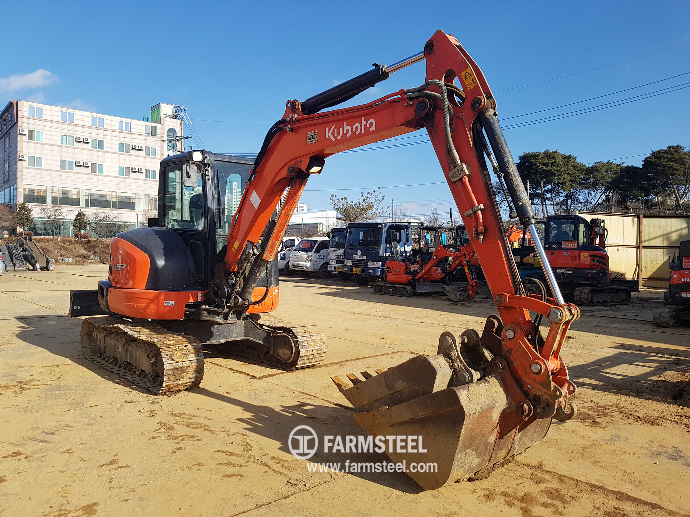 2014 KUBOTA KX-57 Excavator. (7379)