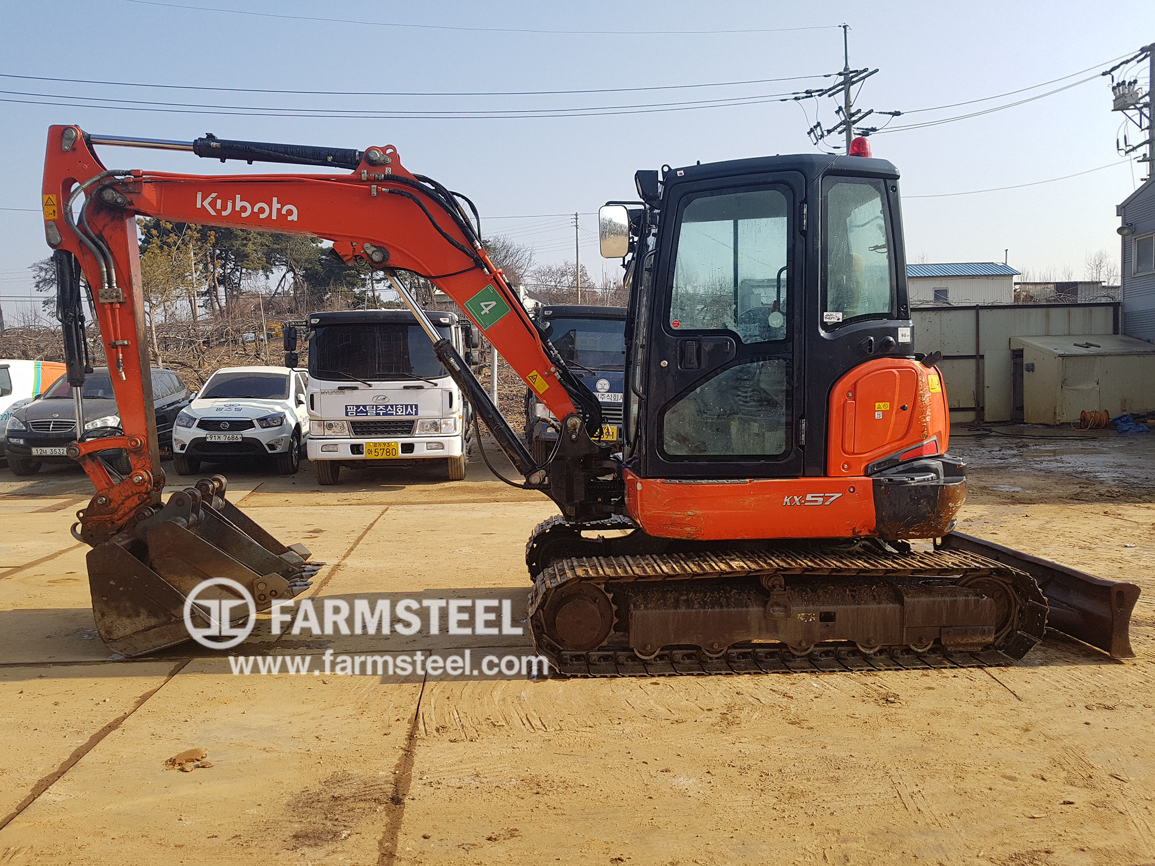 2014 KUBOTA KX-57 Excavator. (7380)