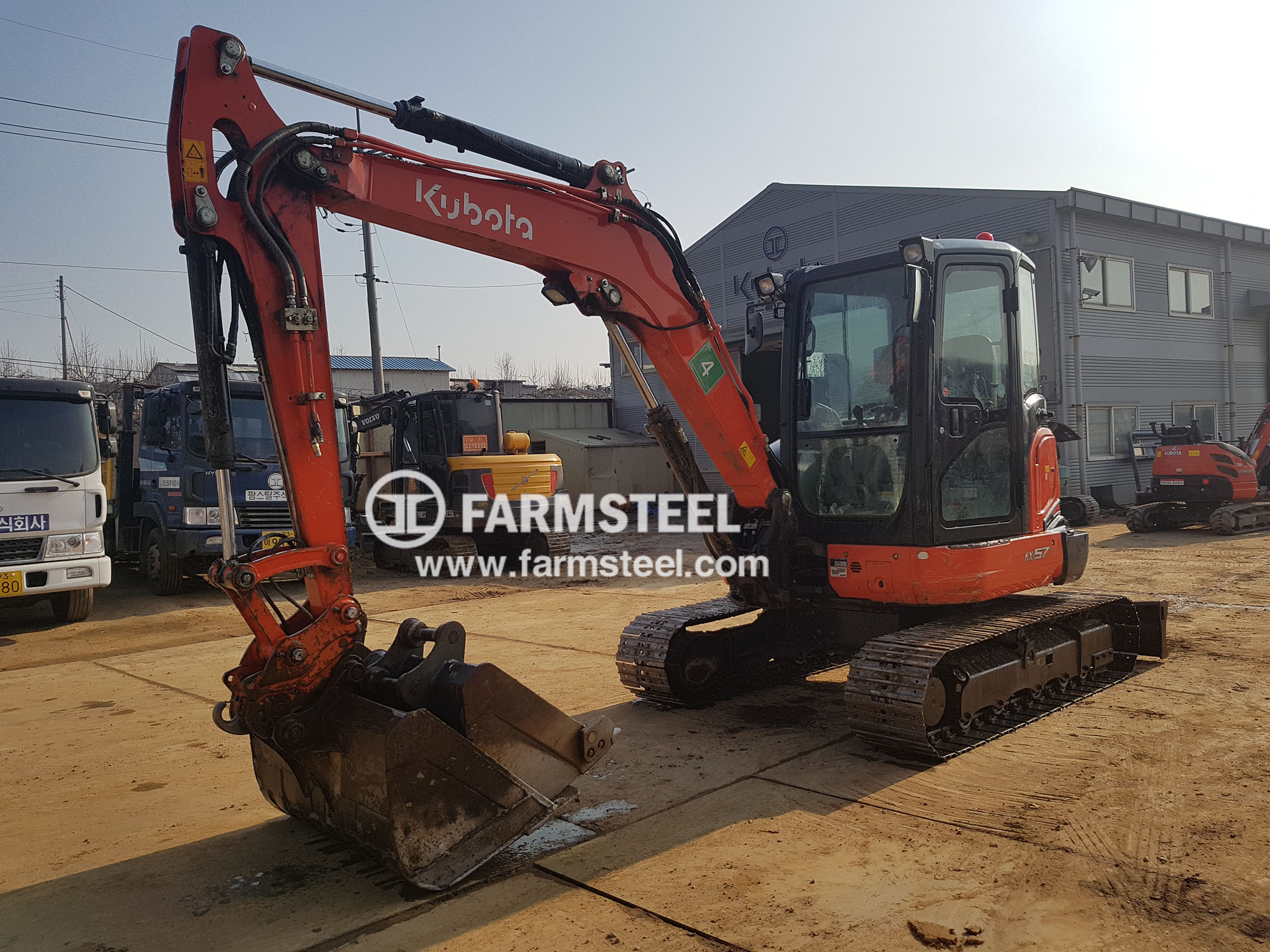 2014 KUBOTA KX-57 Excavator. (7380)