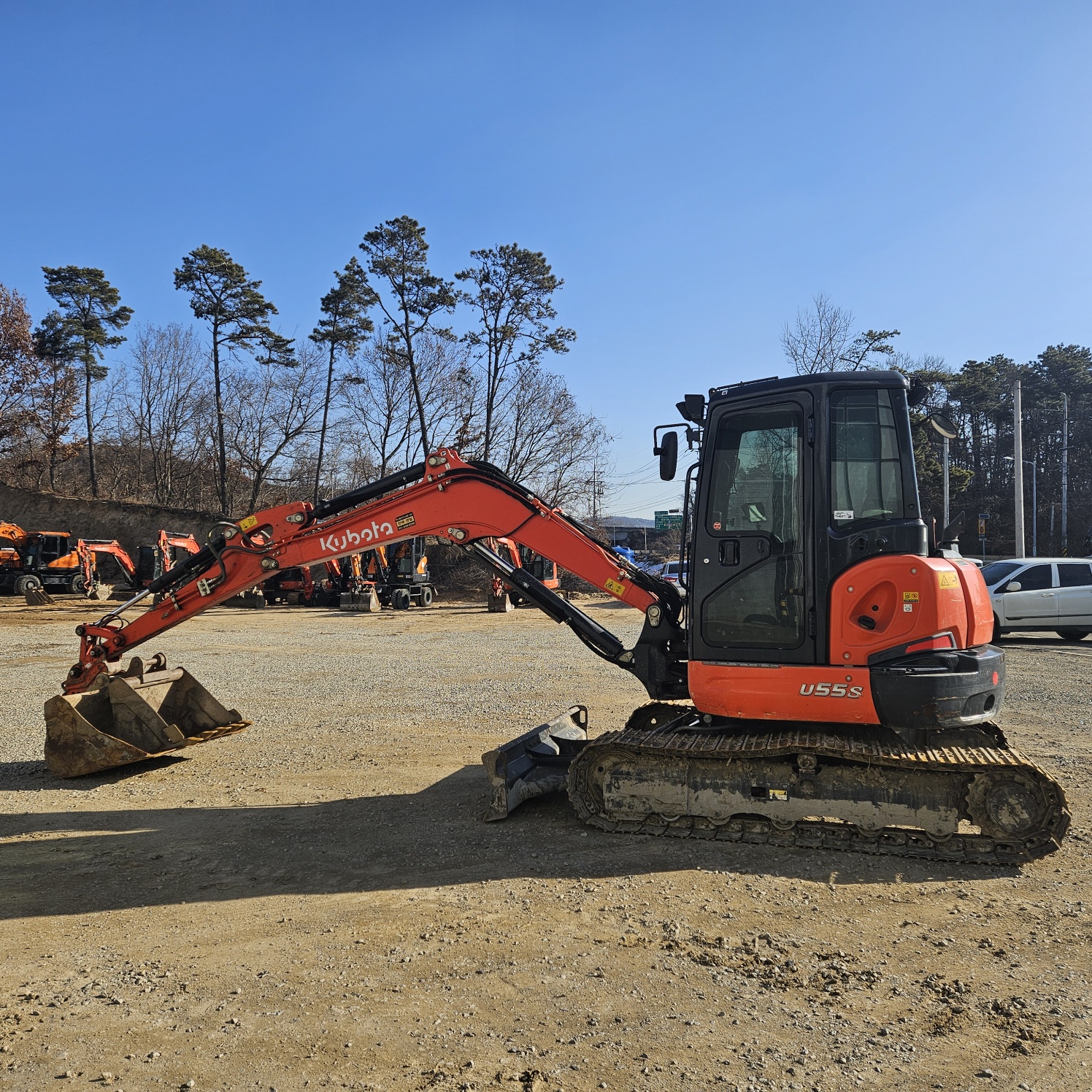 2021 KUBOTA U-55S Used Excavator. (7223)