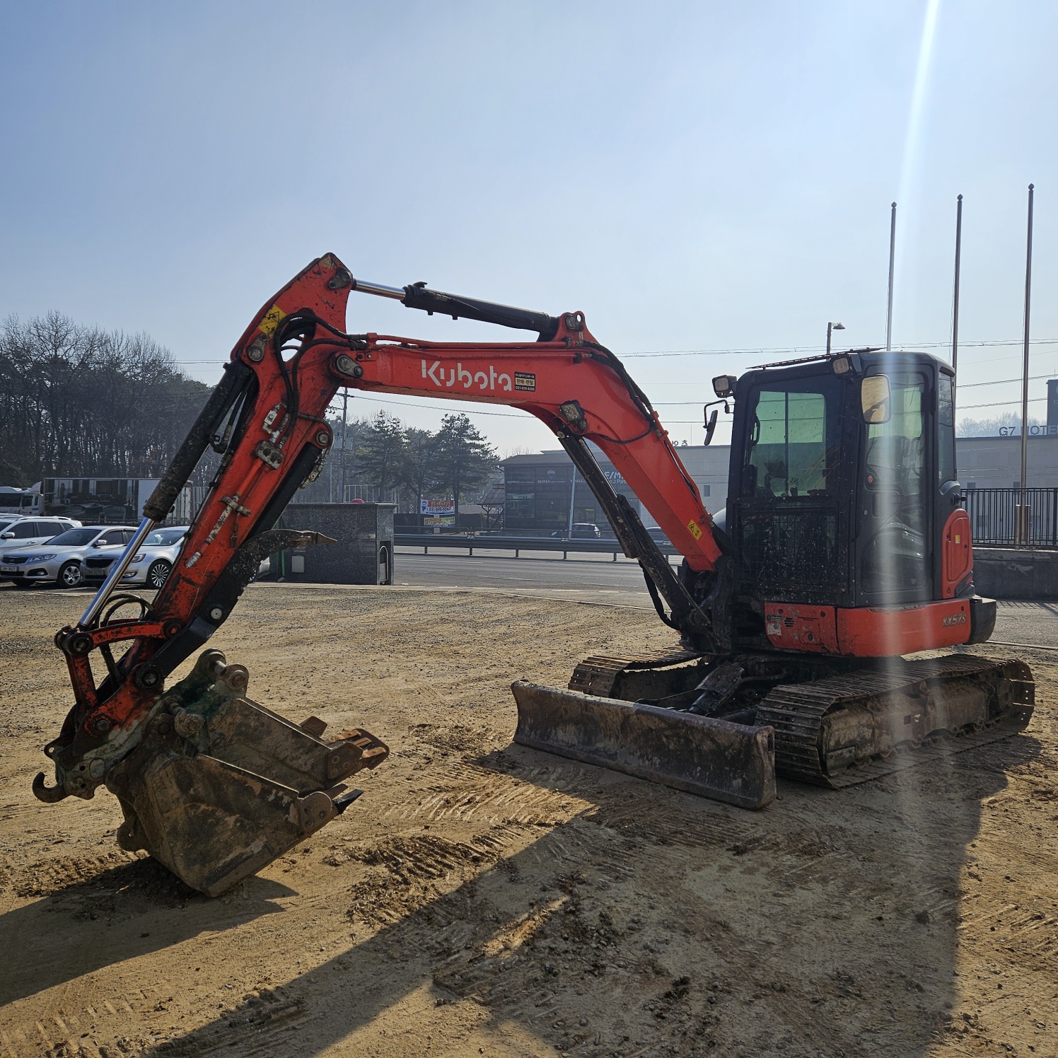 2021 KUBOTA KX-57S Used Excavator. (7400)